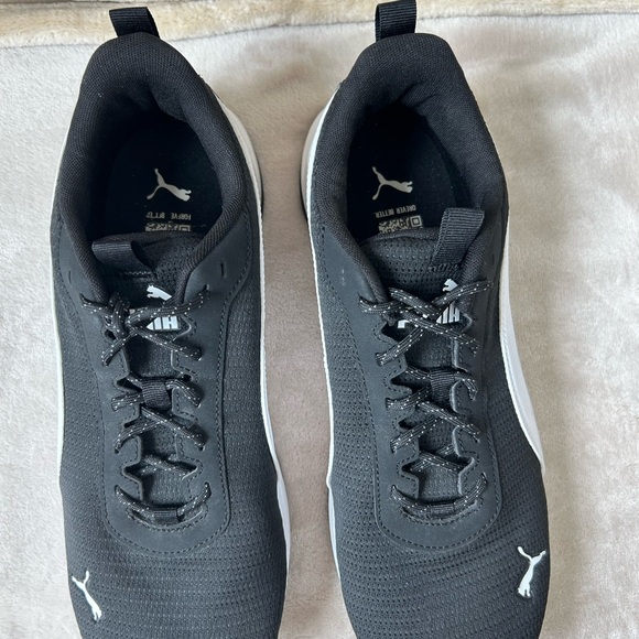 Puma Zip C men’s running sneakers, Sz 10. Black/White w/ Classic Design - Picture 5 of 11